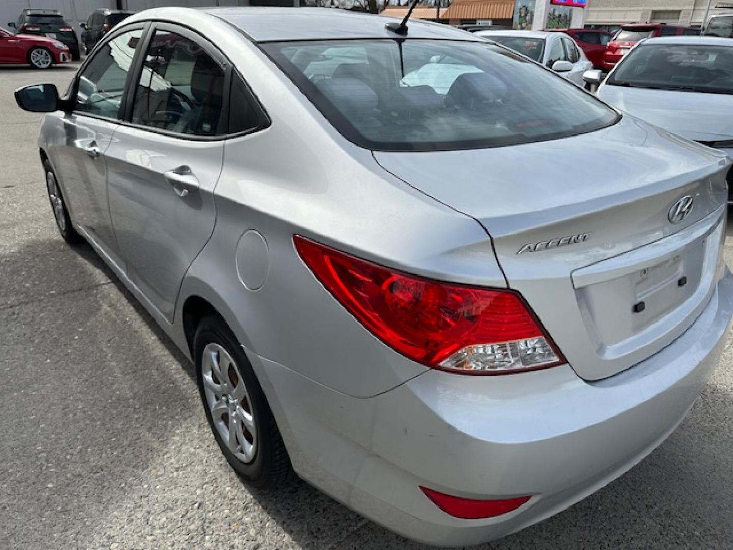 2013 Silver /Gray Hyundai Accent GLS (KMHCT4AE0DU) with an 4 Cylinder Engine engine, Automatic transmission, located at 3200 1st Avenue North, Billings, MT, 59101, (406) 245-9055, 45.779270, -108.510742 - Local Trade-in with Super Low Mileage and Excellent Price! Great Options Including Power Windows, Power Door Locks, Air Conditioning, Automatic Transmission and only 63,488 Miles! CarFax Dealer. Auto Brokers of Montana/AA&A Auto Rental/Fox Car Rental Billings - Photo#6