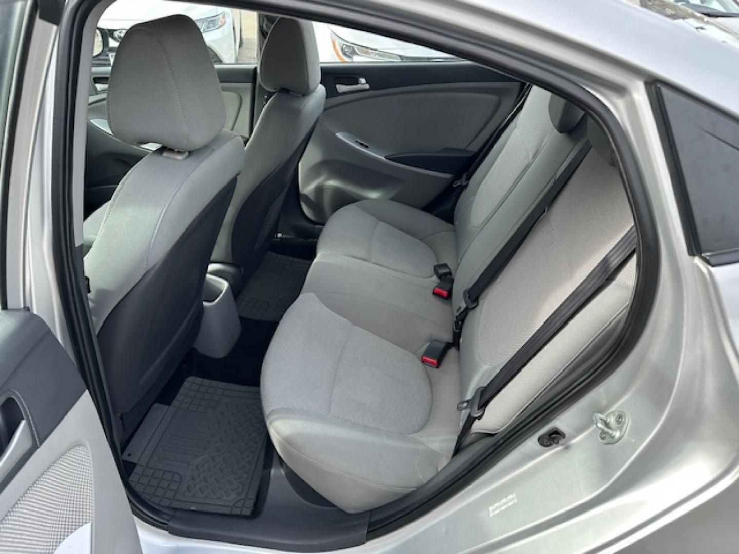 2013 Silver /Gray Hyundai Accent GLS (KMHCT4AE0DU) with an 4 Cylinder Engine engine, Automatic transmission, located at 3200 1st Avenue North, Billings, MT, 59101, (406) 245-9055, 45.779270, -108.510742 - Local Trade-in with Super Low Mileage and Excellent Price! Great Options Including Power Windows, Power Door Locks, Air Conditioning, Automatic Transmission and only 63,488 Miles! CarFax Dealer. Auto Brokers of Montana/AA&A Auto Rental/Fox Car Rental Billings - Photo#10