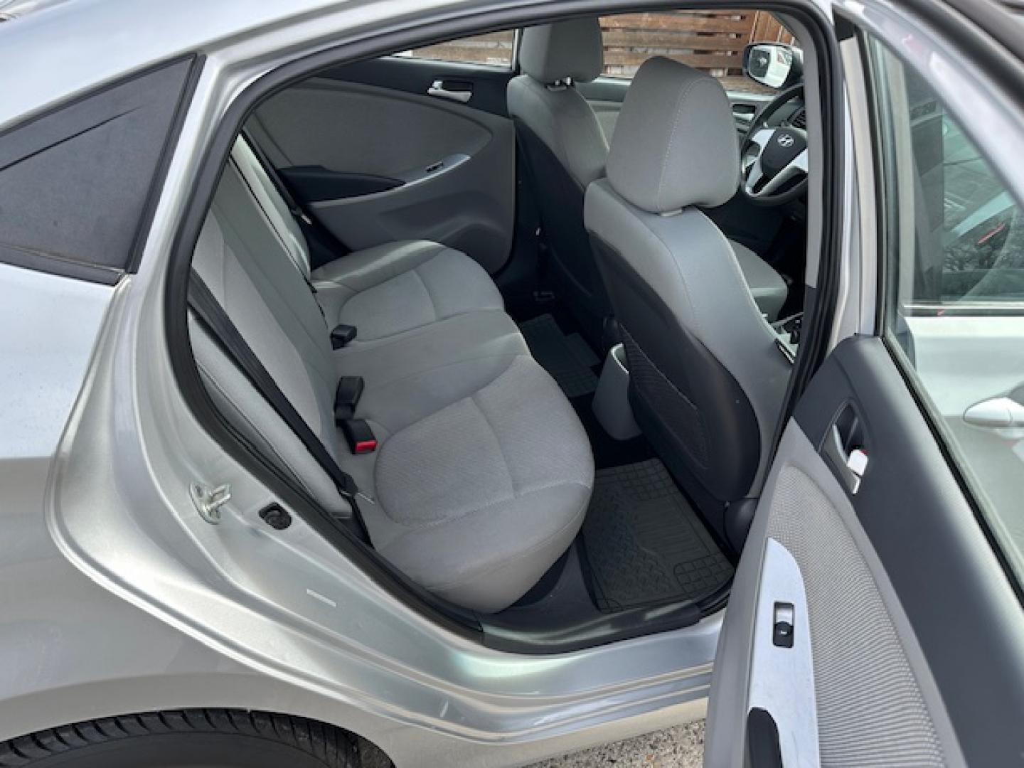 2013 Silver /Gray Hyundai Accent GLS (KMHCT4AE0DU) with an 4 Cylinder Engine engine, Automatic transmission, located at 3200 1st Avenue North, Billings, MT, 59101, (406) 245-9055, 45.779270, -108.510742 - Local Trade-in with Super Low Mileage and Excellent Price! Great Options Including Power Windows, Power Door Locks, Air Conditioning, Automatic Transmission and only 63,488 Miles! CarFax Dealer. Auto Brokers of Montana/AA&A Auto Rental/Fox Car Rental Billings - Photo#13