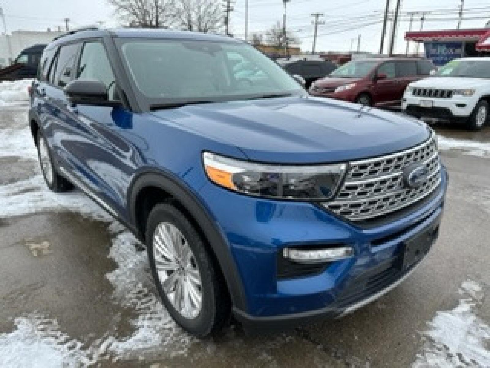 2020 BLUE Ford Explorer Hybrid Limited AWD (1FM5K8FW0LG) with an 3.3L V6 DOHC 24V HYBRID engine, 10A transmission, located at 3200 1st Avenue North, Billings, MT, 59101, (406) 245-9055, 45.779270, -108.510742 - Absolutely Gorgeous Hybrid Luxury Limited AWD SUV. Low Mileage, Power Leather Heated and Cooled Seats, Power Windows, Power Door Locks, Driver Alert System, Alloy Wheels, Roof Rack, Keyless Remote Entry, Active Cruise Control, Tilt Steering Column, 3rd Row Seating, Only 20,200 Miles and Much More! - Photo #2