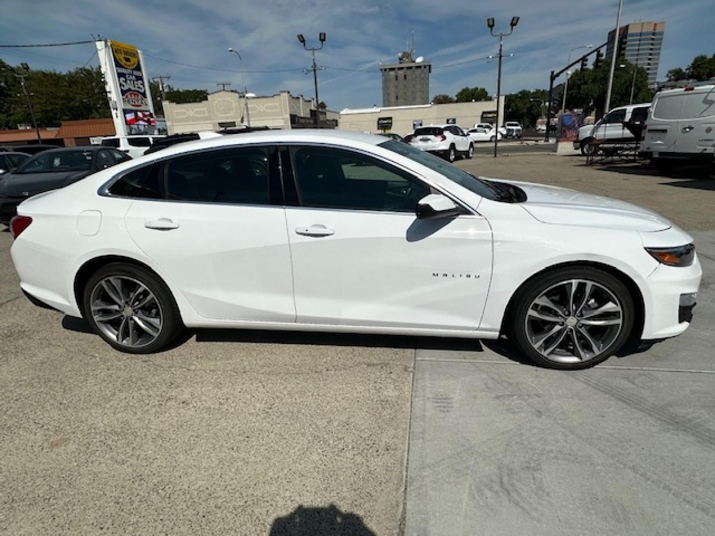 2021 White Chevrolet Malibu LT (1G1ZD5ST8MF) with an 1.5L L4 DOHC 16V engine, 6A transmission, located at 3200 1st Avenue North, Billings, MT, 59101, (406) 245-9055, 45.779270, -108.510742 - This is One of Our Full Sized Vehicles Available for Rent. Power Seat, Power Windows, Power Door Locks, Cruise Control, Tilt Steering Column, Air Conditioning, Less Than 40,000 Miles and a Great Price! CarFax Dealer Auto Brokers of Montana/AA&A Auto Rental/Fox Car Rental Billings - Photo#3