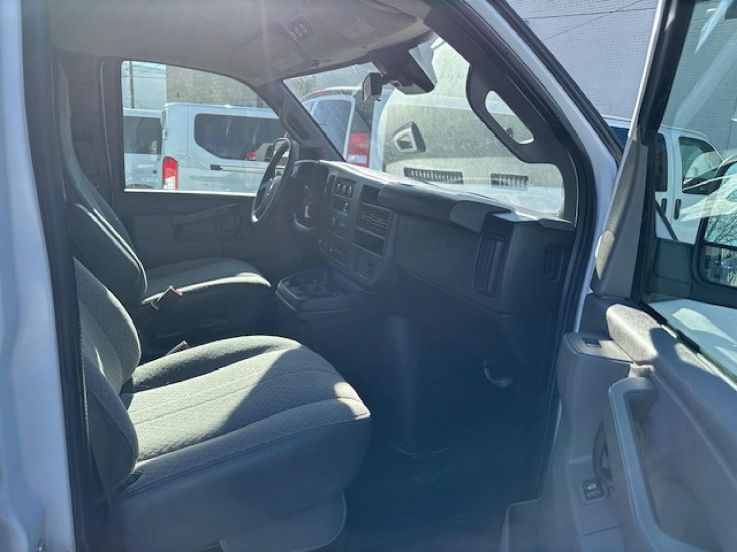 2019 White Chevrolet Express LT 2500 (1GAWGFFG2K1) with an 6.0L V8 OHV 16V FFV engine, 6A transmission, located at 3200 1st Avenue North, Billings, MT, 59101, (406) 245-9055, 45.779270, -108.510742 - This is One of Our Off-Lease 12 Passenger Vans Available for Sale. Tilt Steering, Cruise Control, Front & Rear Air Conditioning, Power Windows, Power Door Locks and Only 46,000 Miles. Auto Brokers of Montana/AA&A Auto Rental/Fox Car Rental Billings - Photo#6