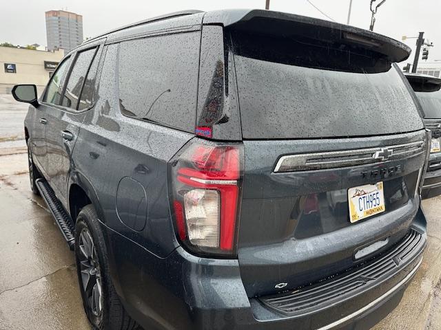 2021 Metallic Teal Chevrolet Tahoe Z71 (1GNSKPKD1MR) with an 5.3L V8 OHV 16V engine, 10A transmission, located at 3200 1st Avenue North, Billings, MT, 59101, (406) 245-9055, 45.779270, -108.510742 - Luxury Premium SUV Available for Rent or Purchase. Leather Quad Seating, Power Heated Seats, Tow Package, Running Boards and a Whole Lot More! CarFax Dealer Auto Brokers of Montana/AA&A Auto Rental/Fox Car Rental Billings - Photo#4