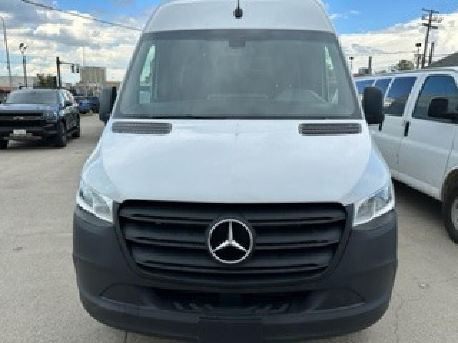 2022 White Mercedes-Benz Sprinter 2500 170-in. WB (W1Y40CHY6NT) with an 2.0L L4 engine, 7A transmission, located at 3200 1st Avenue North, Billings, MT, 59101, (406) 245-9055, 45.779270, -108.510742 - Super Hard to Find Sprinter Van with Only 10,500 Miles! Extended 170" Wheel Base, High Roof, Power Windows, Power Door Locks, Air Conditioning and Much More! CarFax Dealer. Auto Brokers of Montana/AA&A Auto Rental/Fox Car Rental Billings - Photo #1