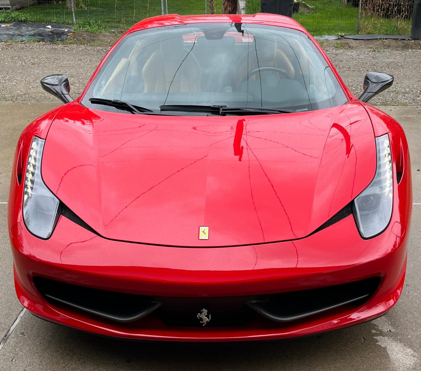 2014 Red /Buckskin Leather Ferrari 458 Spider (ZFF68NHA7E0) with an 4.5L V8 DOHC 32V engine, 7-Speed Automatic transmission, located at 3200 1st Avenue North, Billings, MT, 59101, (406) 245-9055, 45.779270, -108.510742 - Very Rare and Low Mileage Ferrari Hard Top Convertible. All the Ferrari Options, 7 Speed Automatic Transmission and less than 12,000 Miles. Shown by Appointment Only! Auto Brokers of Montana/AA&A Auto Rental/Fox Car Rental Billings - Photo #4