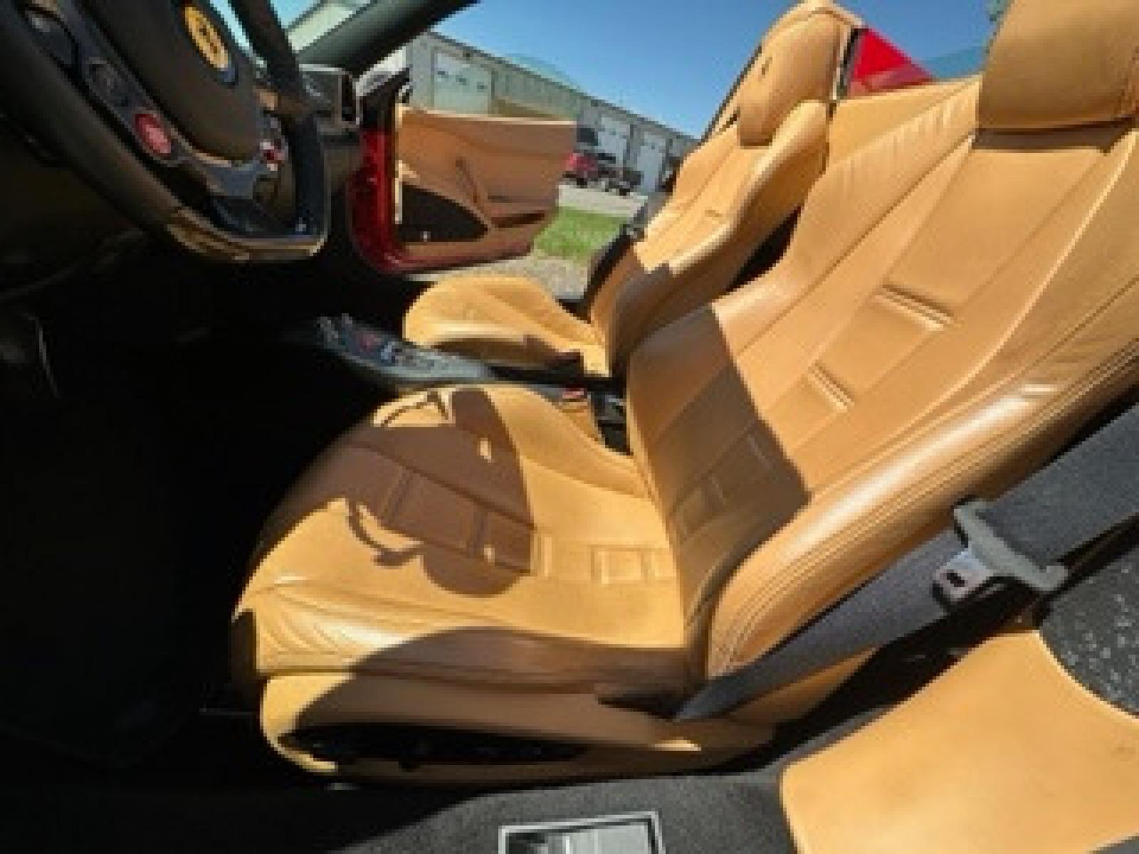 2014 Red /Buckskin Leather Ferrari 458 Spider (ZFF68NHA7E0) with an 4.5L V8 DOHC 32V engine, 7-Speed Automatic transmission, located at 3200 1st Avenue North, Billings, MT, 59101, (406) 245-9055, 45.779270, -108.510742 - Very Rare and Low Mileage Ferrari Hard Top Convertible. All the Ferrari Options, 7 Speed Automatic Transmission and less than 12,000 Miles. Shown by Appointment Only! Auto Brokers of Montana/AA&A Auto Rental/Fox Car Rental Billings - Photo #11