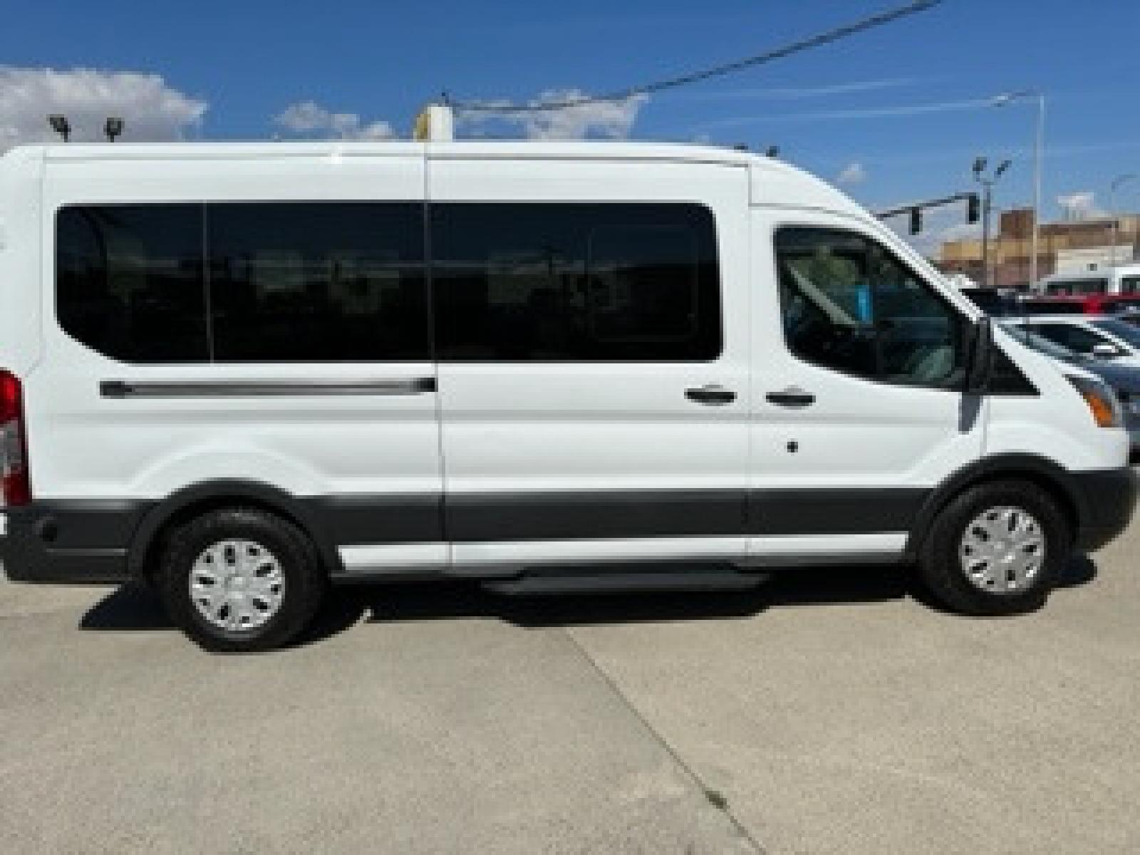 2015 White /GRAY Ford Transit 350 Wagon MID Roof XLT 60/40 Pass. 148-in. WB (1FBAX2CG3FK) with an 3.5L V6 DOHC 24V engine, 6-Speed Automatic transmission, located at 3200 1st Avenue North, Billings, MT, 59101, (406) 245-9055, 45.779270, -108.510742 - 15 Passenger, Medium Roof Ford Van. Power Windows, Power Door Locks, Tilt Steering Column, Cruise Control, Rear Air and Heat Controls, Towing and Much More! Only 75,000 Miles, CarFax Dealer. Auto Brokers of Montana/AA&A Auto Rental/Fox Car Rental Billings - Photo #3