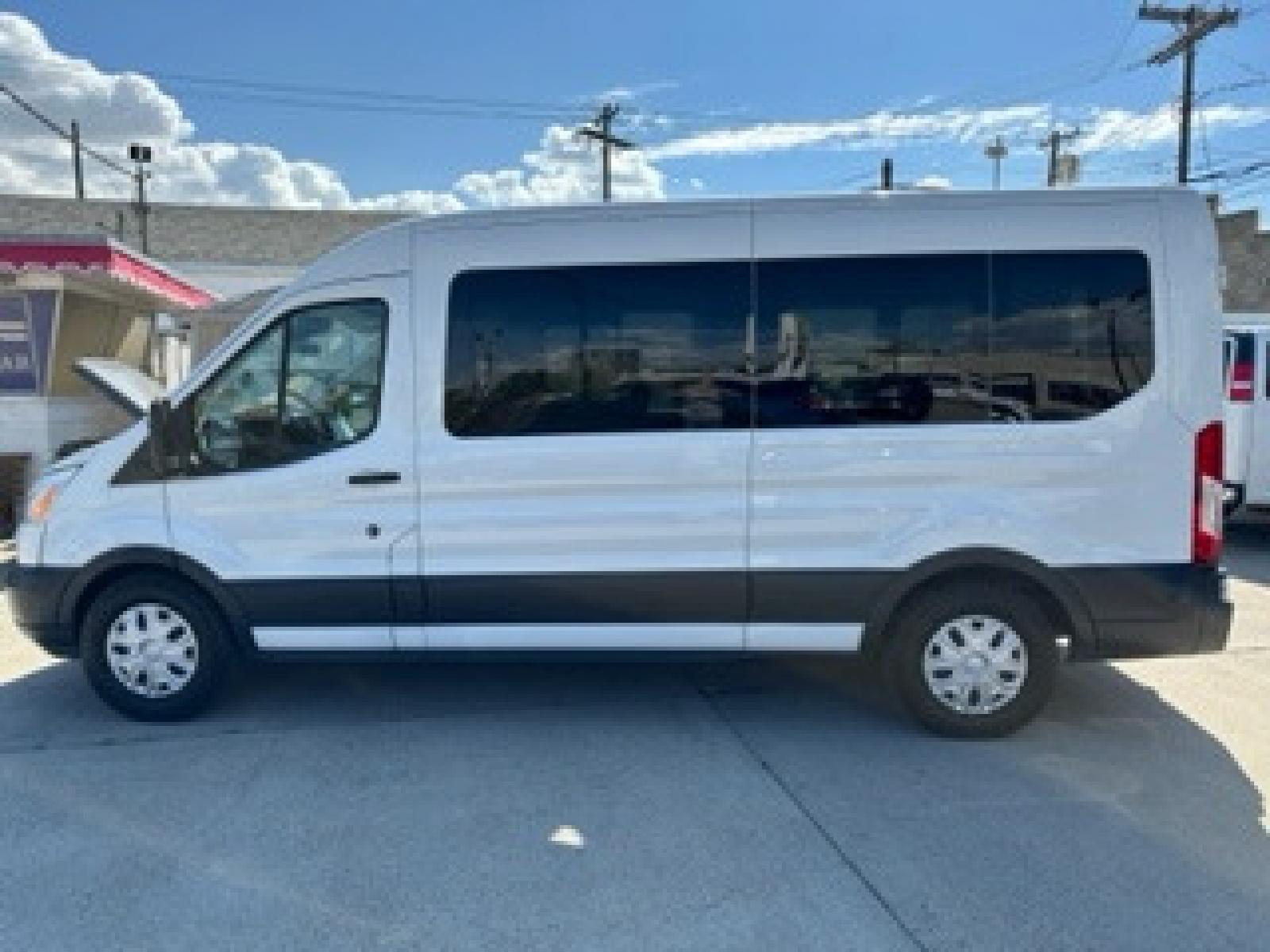 2015 White /GRAY Ford Transit 350 Wagon MID Roof XLT 60/40 Pass. 148-in. WB (1FBAX2CG3FK) with an 3.5L V6 DOHC 24V engine, 6-Speed Automatic transmission, located at 3200 1st Avenue North, Billings, MT, 59101, (406) 245-9055, 45.779270, -108.510742 - 15 Passenger, Medium Roof Ford Van. Power Windows, Power Door Locks, Tilt Steering Column, Cruise Control, Rear Air and Heat Controls, Towing and Much More! Only 75,000 Miles, CarFax Dealer. Auto Brokers of Montana/AA&A Auto Rental/Fox Car Rental Billings - Photo #7
