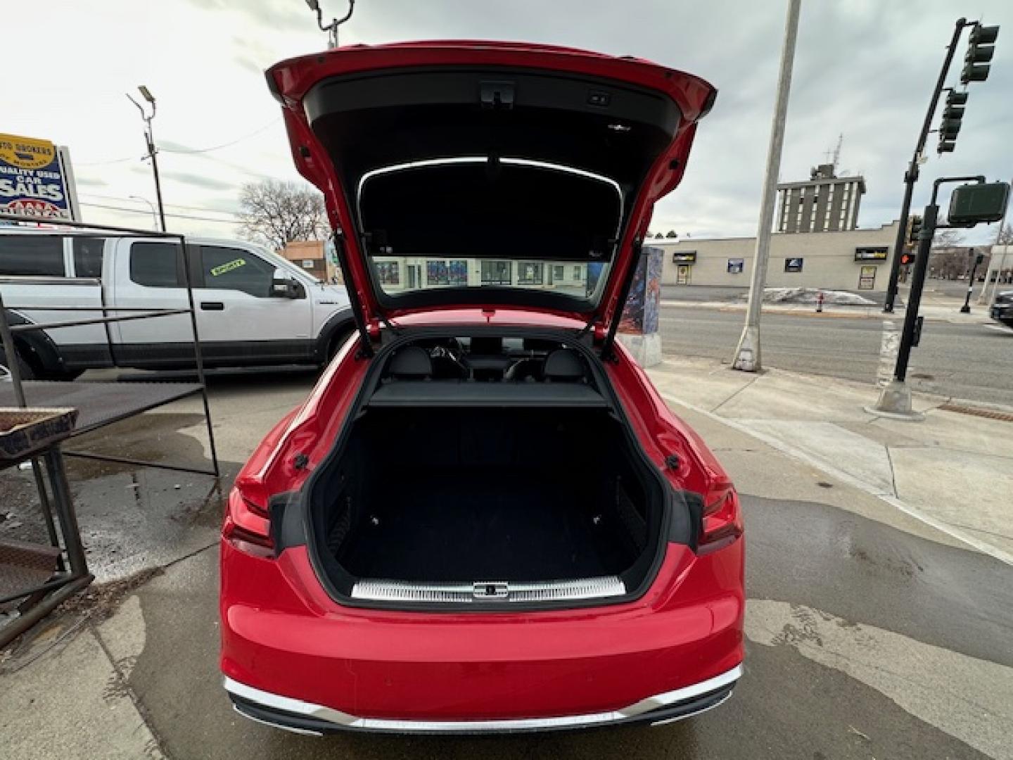 2024 Red /Black Leather Audi A5 Premium S line 45 TFSII quattro (WAUFACF54RA) with an 2.0L L4 DOHC 16V TURBO engine, 7A transmission, located at 3200 1st Avenue North, Billings, MT, 59101, (406) 245-9055, 45.779270, -108.510742 - Superb Transportation and Very Hard to Find! Audi 5 Hybrid, Premium Package, Panorama Roof, Quattro All Wheel Drive, Dual Power Seats, Lane Departure Warning, Large Backup Camera Screen, Power Windows, Power Door Locks, Premium Wheels, and Only 4,800 Miles! CarFax Dealer. Auto Brokers of Montana/ - Photo#14