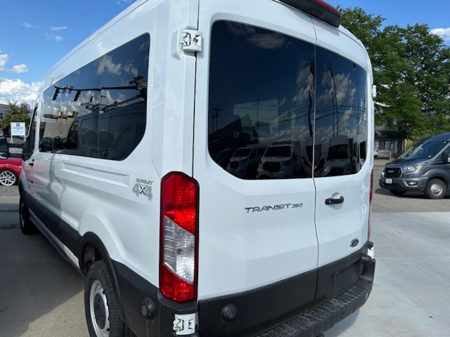 2019 White /Gray Cloth Ford Transit 350 Extended XLT , Automatic transmission, located at 3200 1st Avenue North, Billings, MT, 59101, (406) 245-9055, 45.779270, -108.510742 - This is One of Our Vehicles Available to Rent or Purchase. Very Hard to Find with Power Windows, Power Seat, Power Door Locks, Tilt Steering Column, Cruise Speed Control, Wheels, Quigley 4X4 Coversion and Much More! Auto Brokers/AA&A Auto Rental/Fox Car Rental Billings - Photo#5