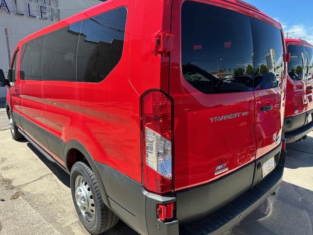 2023 Red /Gray Cloth Ford Transit 350 Extended XLT , Automatic transmission, located at 3200 1st Avenue North, Billings, MT, 59101, (406) 245-9055, 45.779270, -108.510742 - Rent One of Our All Wheel Drive Passenger Vans Available with Power Windows, Power Door Locks, Tilt Steering Column, Cruise Speed Control, Backup Camera, Lane Departure Sensors and More! Available to Rent in 12 Passenger or 15 Passenger Configurations. Auto Brokers/AA&A Auto Rental/Fox Car Rental - Photo#2