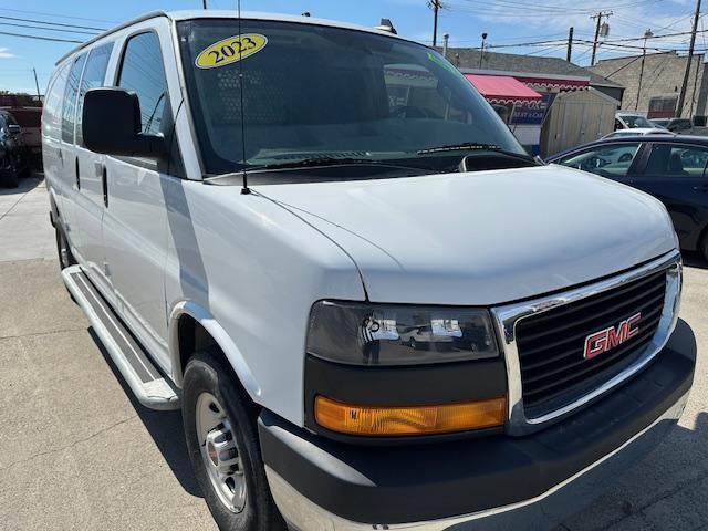 2023 White GMC Savana G2500 Cargo (1GTW7AFP6P1) with an 4.3L V6 engine, 6A transmission, located at 3200 1st Avenue North, Billings, MT, 59101, (406) 245-9055, 45.779270, -108.510742 - Off-Leased 3/4 Ton Cargo Van with Power Windows, Power Door Locks, Running Boards, Tilt Steering Column, Cruise Control, Air Conditioning and Low Mileage! CarFax Dealer. Auto Brokers of Montana/AA&A Auto Rental/Fox Car Rental Billings - Photo#2