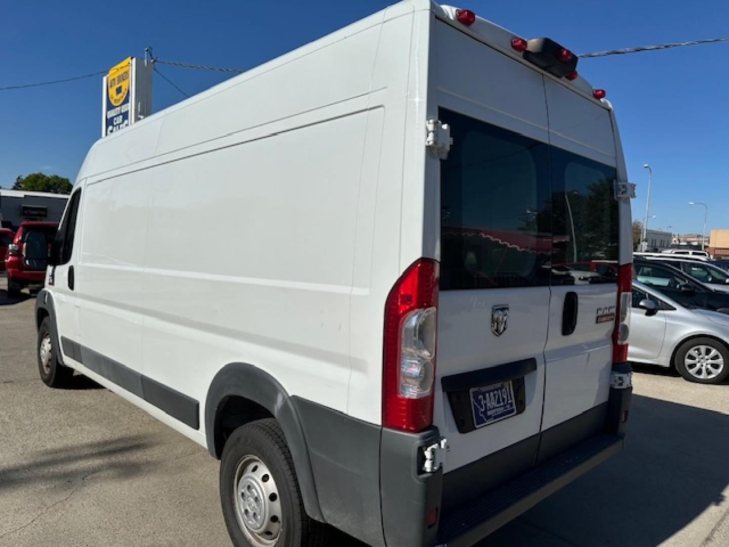 2014 White RAM Promaster 2500 High Roof Tradesman 159-in. WB (3C6TRVDG5EE) with an 3.6L V6 engine, 6-Speed Automatic transmission, located at 3200 1st Avenue North, Billings, MT, 59101, (406) 245-9055, 45.779270, -108.510742 - Local Trade-In 3/4 Ton High Roof Cargo Van with Very Low Mileage. Power Windows, Power Door Locks, Front Wheel Drive, Automatic Transmission, Air Conditioning and Only 44,403 Miles!. CarFax Dealer. Auto Brokers of Montana/AA&A Auto Rental/Fox Car Rental Billings - Photo#7