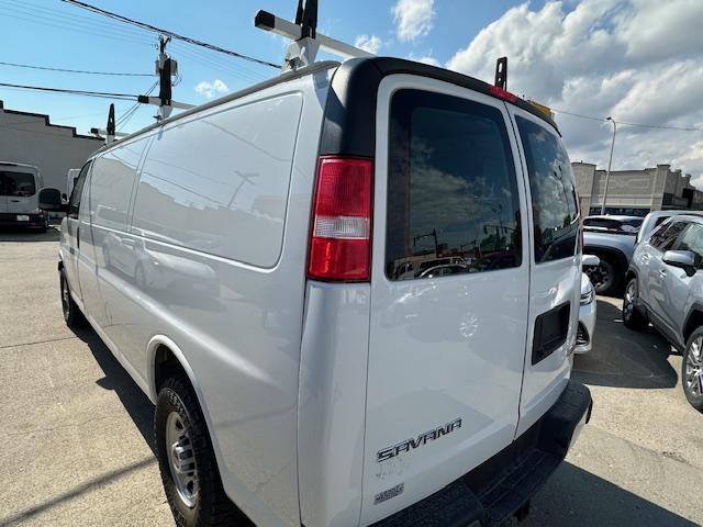 2021 White /Gray GMC Savana G2500 Extended Cargo (1GTW7BF17M1) with an 2.8L L4 TURBO DIESEL engine, 6A transmission, located at 3200 1st Avenue North, Billings, MT, 59101, (406) 245-9055, 45.779270, -108.510742 - Super Sharp and Rare! Duramax Diesel 2500 Extended Cargo Van with New Tires, Bulk Head, Bins, Shelving, Adrian Roof Rack, Power Windows, Power Door Locks, Tilt Steering, Cruise Control, Air Conditioning, Extremely Low Mileage and Much More! CarFax Dealer. Auto Brokers of Montana/AA&A Auto Rental/ - Photo#6