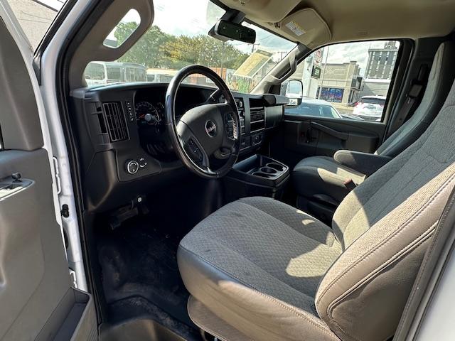 2021 White /Gray GMC Savana G2500 Extended Cargo (1GTW7BF17M1) with an 2.8L L4 TURBO DIESEL engine, 6A transmission, located at 3200 1st Avenue North, Billings, MT, 59101, (406) 245-9055, 45.779270, -108.510742 - Super Sharp and Rare! Duramax Diesel 2500 Extended Cargo Van with New Tires, Bulk Head, Bins, Shelving, Adrian Roof Rack, Power Windows, Power Door Locks, Tilt Steering, Cruise Control, Air Conditioning, Extremely Low Mileage and Much More! CarFax Dealer. Auto Brokers of Montana/AA&A Auto Rental/ - Photo#11