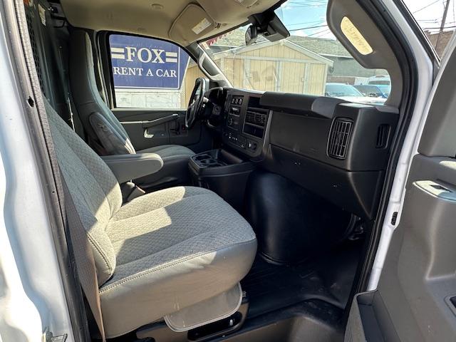 2021 White /Gray GMC Savana G2500 Extended Cargo (1GTW7BF17M1) with an 2.8L L4 TURBO DIESEL engine, 6A transmission, located at 3200 1st Avenue North, Billings, MT, 59101, (406) 245-9055, 45.779270, -108.510742 - Super Sharp and Rare! Duramax Diesel 2500 Extended Cargo Van with New Tires, Bulk Head, Bins, Shelving, Adrian Roof Rack, Power Windows, Power Door Locks, Tilt Steering, Cruise Control, Air Conditioning, Extremely Low Mileage and Much More! CarFax Dealer. Auto Brokers of Montana/AA&A Auto Rental/ - Photo#13