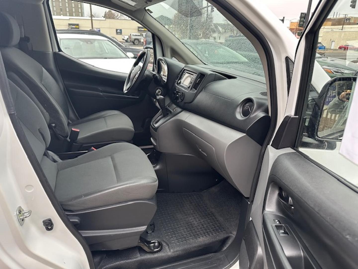 2018 White /Gray Nissan NV200 S (3N6CM0KN0JK) with an 2.0L L4 DOHC 16V engine, CVT transmission, located at 3200 1st Avenue North, Billings, MT, 59101, (406) 245-9055, 45.779270, -108.510742 - Very Low Mileage, 250 Cargo Van. One Owner, Automatic Transmission, Front Wheel Drive, Power Windows, Power Door Locks, Air Conditioning and Only 51,000 Miles. CarFax Dealer. Auto Brokers of Montana/AA&A Auto Rental/Fox Car Rental Billings- Photo#11