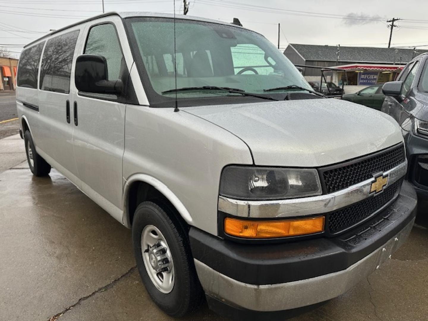 2019 SILVER /Beige Chevrolet Express LT 3500 Extended (1GAZGPFP4K1) with an 4.3L V6 engine, 6A transmission, located at 3200 1st Ave North, Billings, MT, 59101, (406) 245-9759, 45.779270, -108.510742 - Super Low Mileage Extended 12 Passenger Van. Power Windows, Power Door Locks, Tilt Steering Column, Cruise Control, LT Package, Front & Rear Heat/Air Conditioning and Much More! CarFax Dealer. Auto Brokers of Montana/AA&A Auto Rental/Fox Car Rental Billings - Photo#2