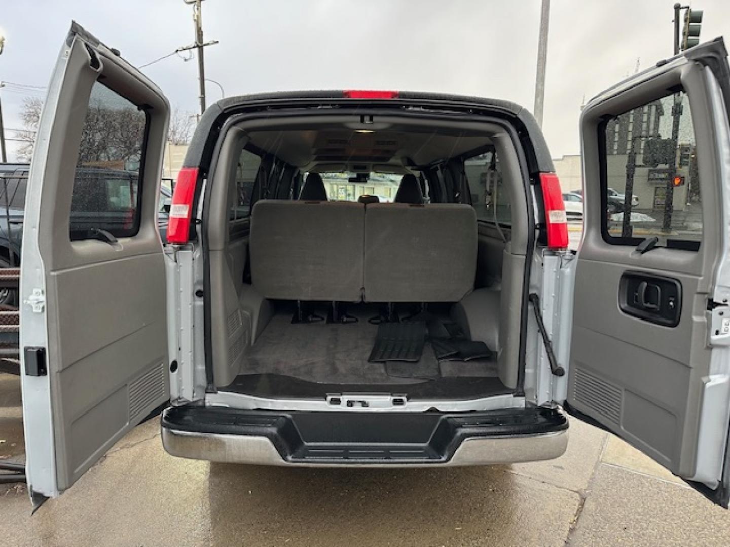 2019 SILVER /Beige Chevrolet Express LT 3500 Extended (1GAZGPFP4K1) with an 4.3L V6 engine, 6A transmission, located at 3200 1st Ave North, Billings, MT, 59101, (406) 245-9759, 45.779270, -108.510742 - Super Low Mileage Extended 12 Passenger Van. Power Windows, Power Door Locks, Tilt Steering Column, Cruise Control, LT Package, Front & Rear Heat/Air Conditioning and Much More! CarFax Dealer. Auto Brokers of Montana/AA&A Auto Rental/Fox Car Rental Billings - Photo#8