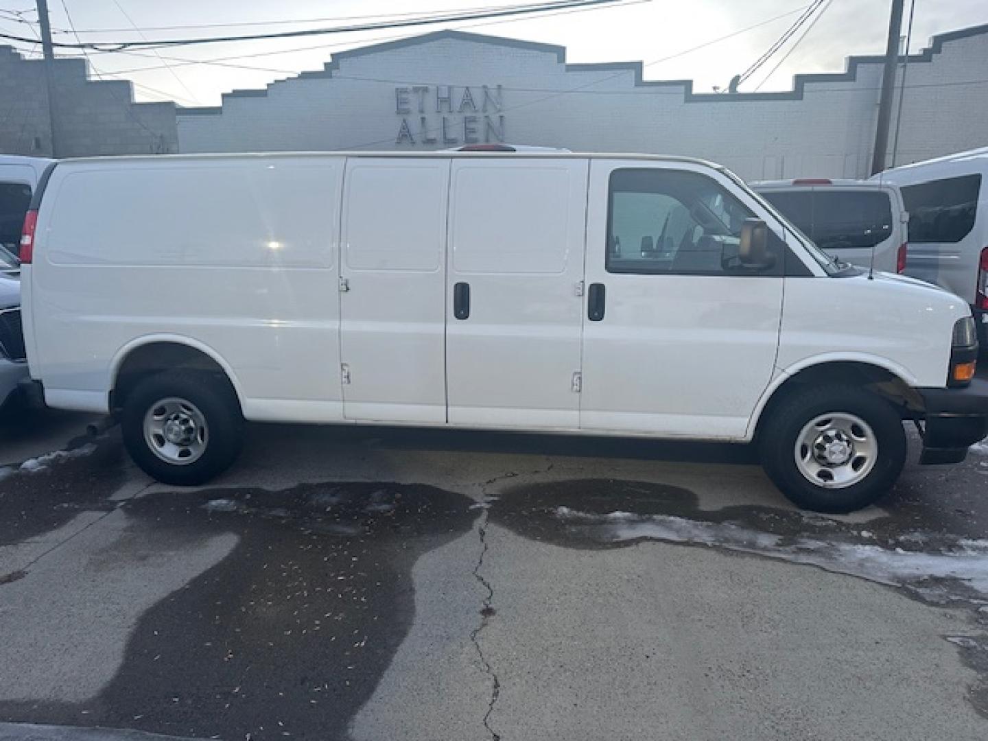 2019 White /Gray Chevrolet Express 2500 Cargo Extended (1GCWGBFP6K1) with an 4.3L V6 engine, 6A transmission, located at 3200 1st Avenue North, Billings, MT, 59101, (406) 245-9055, 45.779270, -108.510742 - Extended Length Chevrolet 2500 Cargo Van. Power Windows, Power Door Locks, Tilt Steering Column, Cruise Control, Air Conditioning and More! CarFax Dealer. Auto Brokers of Montana/AA&A Auto Rental/Fox Car Rental in Billings- Photo#3