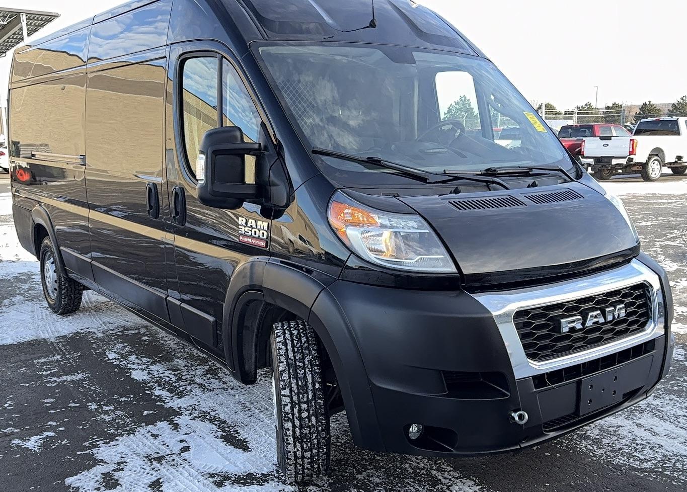 2019 Black /Gray RAM Promaster 3500 High Roof Tradesman 159-in. WB Ext (3C6URVJG9KE) with an 3.6L V6 engine, 6A transmission, located at 3200 1st Avenue North, Billings, MT, 59101, (406) 245-9055, 45.779270, -108.510742 - Very Hard to Find! 1 Ton, Hi-Roof, Extended Wheel Base Cargo Van with Bulk Head, Power Windows, Power Door Locks, Air Conditioning and Much More! Only 59,300 Miles. CarFax Dealer Auto Brokers of Montana/AA&A Auto Rental/Fox Car Rental Billings - Photo#6