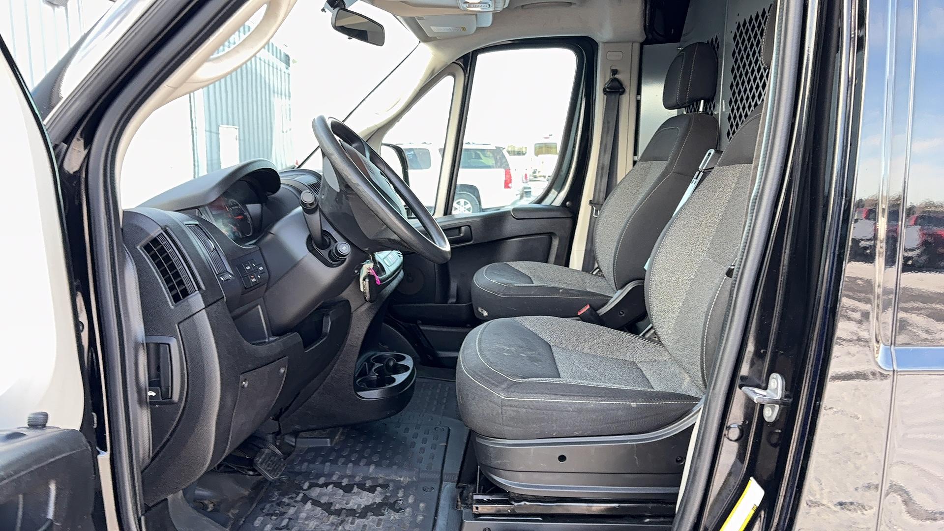 2019 Black /Gray RAM Promaster 3500 High Roof Tradesman 159-in. WB Ext (3C6URVJG9KE) with an 3.6L V6 engine, 6A transmission, located at 3200 1st Avenue North, Billings, MT, 59101, (406) 245-9055, 45.779270, -108.510742 - Very Hard to Find! 1 Ton, Hi-Roof, Extended Wheel Base Cargo Van with Bulk Head, Power Windows, Power Door Locks, Air Conditioning and Much More! Only 59,300 Miles. CarFax Dealer Auto Brokers of Montana/AA&A Auto Rental/Fox Car Rental Billings - Photo#2