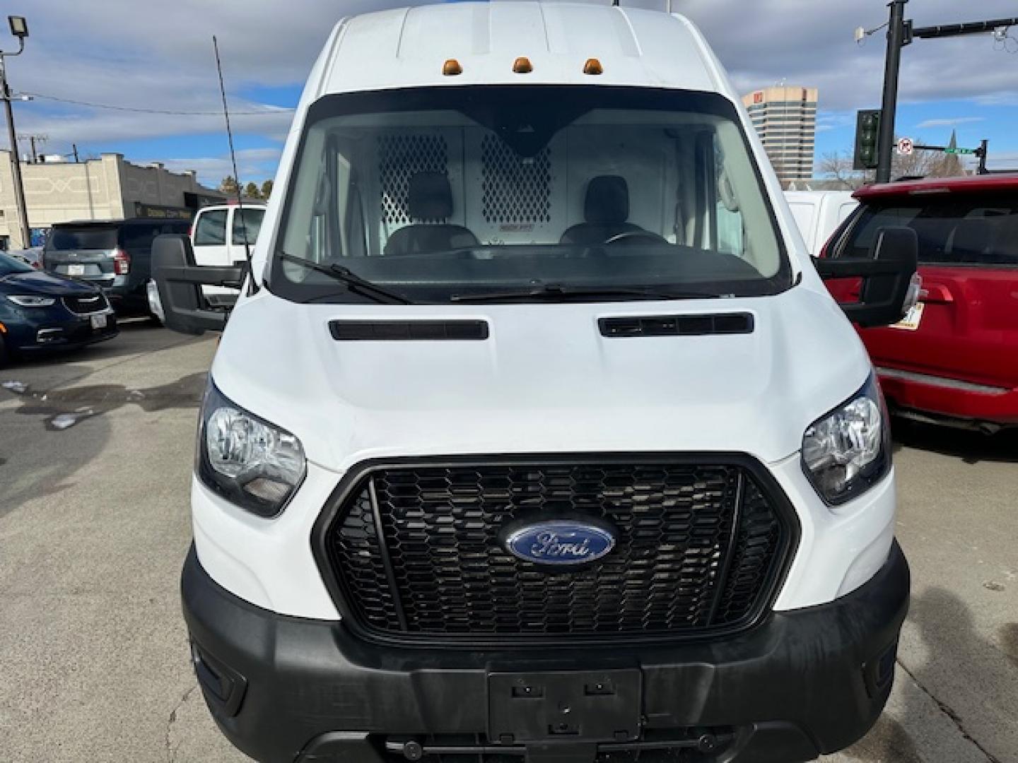 2021 White /Gray Ford Transit 350 Van HD High Roof 10360lb GVWR Dual Slide EL (1FTRS4UG3MK) with an 3.5L V6 DOHC 24V engine, 6A transmission, located at 3200 1st Avenue North, Billings, MT, 59101, (406) 245-9055, 45.779270, -108.510742 - Off-Lease, Hi-Roof, Dually, Extended All Wheel Drive Cargo Van. Eco-Boost Engine, Power Windows, Power Door Locks, Tilt Steering, Cruise Control, Pass-Thru Bulk Head, Shelving and Only 60,475 Miles! CarFax Dealer Auto Brokers of Montana/AA&A Auto Rental/Fox Car Rental Billings - Photo#1
