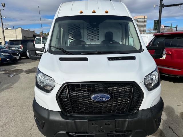 2021 White /Gray Ford Transit 350 Van HD High Roof 10360lb GVWR Dual Slide EL (1FTRS4UG3MK) with an 3.5L V6 DOHC 24V engine, 6A transmission, located at 3200 1st Avenue North, Billings, MT, 59101, (406) 245-9055, 45.779270, -108.510742 - Off-Lease, Hi-Roof, Dually, Extended All Wheel Drive Cargo Van. Eco-Boost Engine, Power Windows, Power Door Locks, Tilt Steering, Cruise Control, Pass-Thru Bulk Head, Shelving and Only 60,475 Miles! CarFax Dealer Auto Brokers of Montana/AA&A Auto Rental/Fox Car Rental Billings - Photo#1