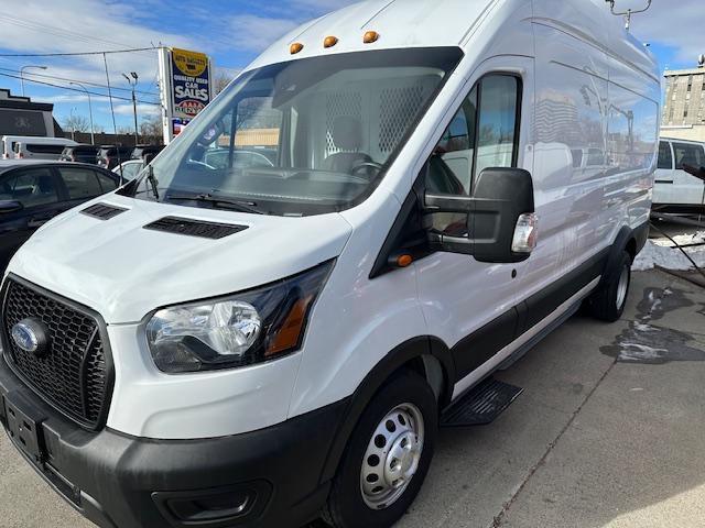 2021 White /Gray Ford Transit 350 Van HD High Roof 10360lb GVWR Dual Slide EL (1FTRS4UG3MK) with an 3.5L V6 DOHC 24V engine, 6A transmission, located at 3200 1st Avenue North, Billings, MT, 59101, (406) 245-9055, 45.779270, -108.510742 - Off-Lease, Hi-Roof, Dually, Extended All Wheel Drive Cargo Van. Eco-Boost Engine, Power Windows, Power Door Locks, Tilt Steering, Cruise Control, Pass-Thru Bulk Head, Shelving and Only 60,475 Miles! CarFax Dealer Auto Brokers of Montana/AA&A Auto Rental/Fox Car Rental Billings - Photo#0