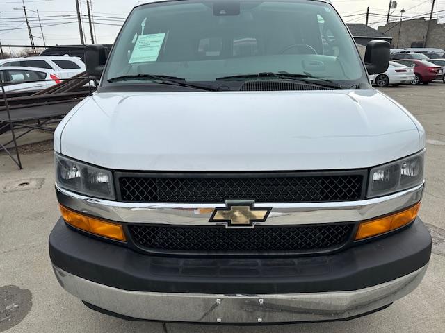 2019 White /Beige Cloth Chevrolet Express LT 3500 Extended (1GAZGPFPXK1) with an 4.3L V6 engine, 6A transmission, located at 3200 1st Avenue North, Billings, MT, 59101, (406) 245-9055, 45.779270, -108.510742 - Super Low Mileage Extended 12 Passenger Van! Power Window, Power Door locks, Tilt Steering Column, Cruise Control, 12 Passenger Seating with Storage Space behind the Rear Seat, Privacy Glass, Rear Heating and Air Conditioning and Much More. CarFax Dealer Auto Brokers of Montana/AA&A Auto Rental/F - Photo#1