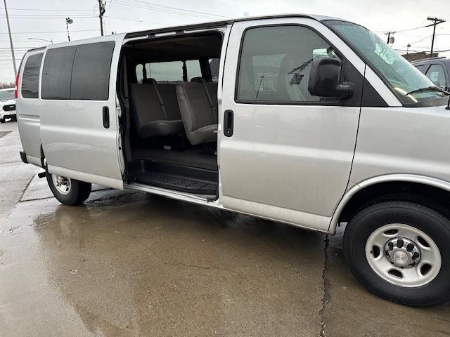 2019 Gray /Gray Cloth Chevrolet Express LT (1GAZGPFP4K1) with an V6 engine, Automatic transmission, located at 3200 1st Avenue North, Billings, MT, 59101, (406) 245-9055, 45.779270, -108.510742 - Super Low Mileage Extended 12 Passenger Van. Power Windows, Power Door Locks, Tilt Steering Column, Cruise Control, LT Package, Front & Rear Heat/Air Conditioning, Privacy Glass and Much More! CarFax Dealer. Auto Brokers of Montana/AA&A Auto Rental/Fox Car Rental Billings - Photo#7