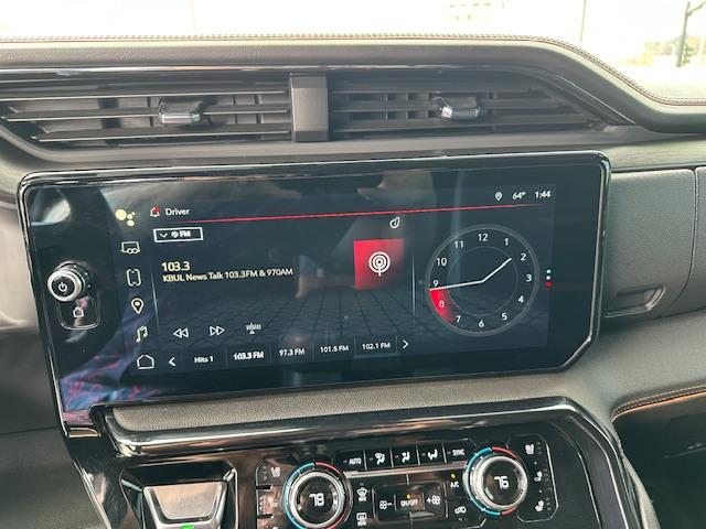 2024 Titanium Rush Metallic /Tu-Tone Leather GMC Sierra 2500HD AT4 Crew Cab 4WD (1GT49PEY3RF) with an 6.6L V8 OHV 16V TURBO DIESEL engine, 6A transmission, located at 3200 1st Avenue North, Billings, MT, 59101, (406) 245-9055, 45.779270, -108.510742 - A Gorgeous Truck with All the Options Including a Lift for Extra Clearance! Full LEather Interior with the Kalahari Accents, 6.6 DuraMax Diesel Power, Allison 10 Speed Automatic Transmission, Power Running Boards, Power Windows, Power Door Locks, Power Moon-Roof, Soft Tonneau Cover, Tow Package, Pa - Photo#18