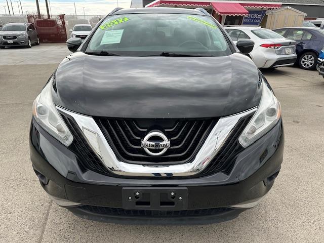 2017 Black /Charcoal Nissan Murano Platinum AWD (5N1AZ2MH5HN) with an 3.5L V6 DOHC 24V engine, CVT transmission, located at 3200 1st Avenue North, Billings, MT, 59101, (406) 245-9055, 45.779270, -108.510742 - Local Trade-In and Ready to Drive! All Wheel Drive, Power Windows, Power Door Locks, Power Seats, Alloy Wheels, Tilt Steering Column, Cruise Control and Lots More. CarFax Dealer. Auto Brokers of Montana/AA&A Auto Rental/Fox Car Rental Billings - Photo#1
