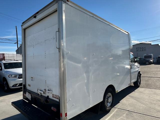 2021 White /Gray Chevrolet Express G3500 139" (1GB0GRFPXM1) , 6A transmission, located at 3200 1st Avenue North, Billings, MT, 59101, (406) 245-9055, 45.779270, -108.510742 - Off Lease Cutaway Cube Van for a Great Price! Power Windows, Power Door Locks, Heiser Hi-Cube Box with Sliding Pass Door into the Cab. CarFax Dealer. Auto Brokers of Montana/AA&A Auto Rental/Fox Car Rental Billings - Photo#4