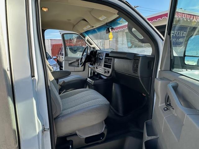 2021 White /Gray Chevrolet Express G3500 139" (1GB0GRFPXM1) , 6A transmission, located at 3200 1st Avenue North, Billings, MT, 59101, (406) 245-9055, 45.779270, -108.510742 - Off Lease Cutaway Cube Van for a Great Price! Power Windows, Power Door Locks, Heiser Hi-Cube Box with Sliding Pass Door into the Cab. CarFax Dealer. Auto Brokers of Montana/AA&A Auto Rental/Fox Car Rental Billings - Photo#10