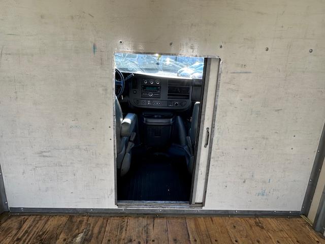 2021 White /Gray Chevrolet Express G3500 139" (1GB0GRFPXM1) , 6A transmission, located at 3200 1st Avenue North, Billings, MT, 59101, (406) 245-9055, 45.779270, -108.510742 - Off Lease Cutaway Cube Van for a Great Price! Power Windows, Power Door Locks, Heiser Hi-Cube Box with Sliding Pass Door into the Cab. CarFax Dealer. Auto Brokers of Montana/AA&A Auto Rental/Fox Car Rental Billings - Photo#13