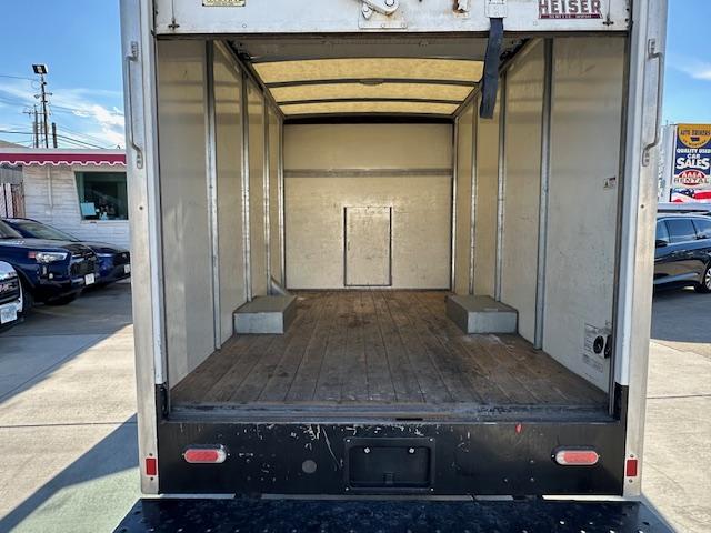 2021 White /Gray Chevrolet Express G3500 139" (1GB0GRFPXM1) , 6A transmission, located at 3200 1st Avenue North, Billings, MT, 59101, (406) 245-9055, 45.779270, -108.510742 - Off Lease Cutaway Cube Van for a Great Price! Power Windows, Power Door Locks, Heiser Hi-Cube Box with Sliding Pass Door into the Cab. CarFax Dealer. Auto Brokers of Montana/AA&A Auto Rental/Fox Car Rental Billings - Photo#11