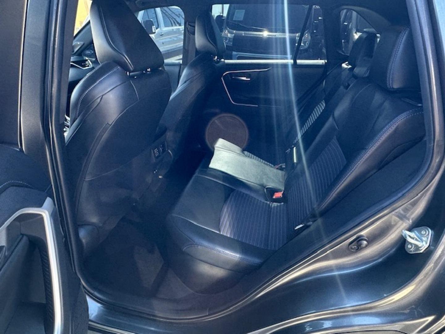 2021 Charcoal /Charcoal Gray Leather w/ Blue Highlights Toyota RAV4 Hybrid XSE (4T3E6RFV2MU) with an 2.5L L4 DOHC 16V HYBRID engine, CVT transmission, located at 3200 1st Avenue North, Billings, MT, 59101, (406) 245-9055, 45.779270, -108.510742 - Super Hard to Find Loaded Up Toyota Rav4 with Low Mileage. All Wheel Drive, Top of the Line XSE Model, Hybrid Powertrain, Power Seat, Power Moon Roof, Power Rear Hatch, Tu-Tone Exterior Trim Package Including Wheels, Power Windows, Power Door Locks, Navigation, Adaptive Cruise Control, Air Condition - Photo#11