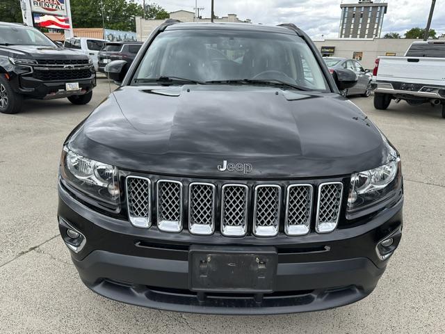 2017 Black /Charcoal Jeep Compass High Altitude 4WD (1C4NJDEB5HD) with an 2.4L L4 DOHC 16V engine, 6A transmission, located at 3200 1st Avenue North, Billings, MT, 59101, (406) 245-9055, 45.779270, -108.510742 - Local Trade-In with Great Options and Good Mileage! Leather, Power Moonroof, Power Seats, Automatic Transmission, Tilt Steering Column, Cruise Speed Control, Power Windows, Power Doorlocks, Remote Entry and Much More! CarFax Dealer. Auto Brokers of Montana/AA&A Auto Rental/Fox Car Rental- Photo#1