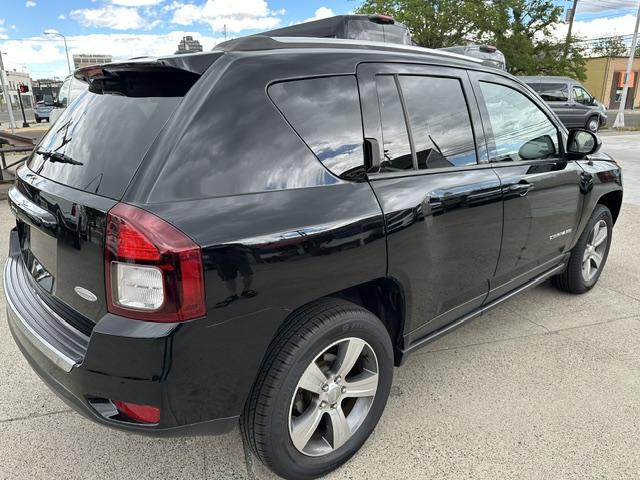 2017 Black /Charcoal Jeep Compass High Altitude 4WD (1C4NJDEB5HD) with an 2.4L L4 DOHC 16V engine, 6A transmission, located at 3200 1st Avenue North, Billings, MT, 59101, (406) 245-9055, 45.779270, -108.510742 - Local Trade-In with Great Options and Good Mileage! Leather, Power Moonroof, Power Seats, Automatic Transmission, Tilt Steering Column, Cruise Speed Control, Power Windows, Power Doorlocks, Remote Entry and Much More! CarFax Dealer. Auto Brokers of Montana/AA&A Auto Rental/Fox Car Rental- Photo#4