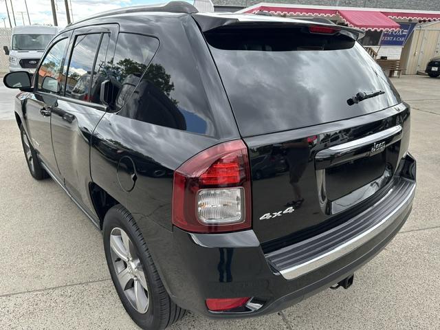 2017 Black /Charcoal Jeep Compass High Altitude 4WD (1C4NJDEB5HD) with an 2.4L L4 DOHC 16V engine, 6A transmission, located at 3200 1st Avenue North, Billings, MT, 59101, (406) 245-9055, 45.779270, -108.510742 - Local Trade-In with Great Options and Good Mileage! Leather, Power Moonroof, Power Seats, Automatic Transmission, Tilt Steering Column, Cruise Speed Control, Power Windows, Power Doorlocks, Remote Entry and Much More! CarFax Dealer. Auto Brokers of Montana/AA&A Auto Rental/Fox Car Rental- Photo#6