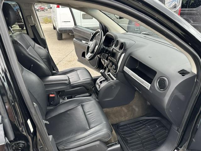 2017 Black /Charcoal Jeep Compass High Altitude 4WD (1C4NJDEB5HD) with an 2.4L L4 DOHC 16V engine, 6A transmission, located at 3200 1st Avenue North, Billings, MT, 59101, (406) 245-9055, 45.779270, -108.510742 - Local Trade-In with Great Options and Good Mileage! Leather, Power Moonroof, Power Seats, Automatic Transmission, Tilt Steering Column, Cruise Speed Control, Power Windows, Power Doorlocks, Remote Entry and Much More! CarFax Dealer. Auto Brokers of Montana/AA&A Auto Rental/Fox Car Rental- Photo#13