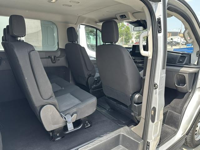 2023 SILVER /Gray Ford Transit 350 Wagon Low Roof XLT w/Sliding Pass. 148-in. WB (1FBAX9YG9PK) with an 3.5L V6 DOHC 24V engine, 6A transmission, located at 3200 1st Avenue North, Billings, MT, 59101, (406) 245-9055, 45.779270, -108.510742 - 1-Owner Off-Leased Passenger Van with Low Mileage. XLT Package, All Wheel Drive, Dual Overhead Cam Eco-Boost Engine, Privacy Glass, Cloth Interior, Front and Rear Heat and Air Conditioning, Extended 12 Passenger Seating and Regular Service Intervals. CarFax Dealer. Auto Brokers of Montana/AA&A Au- Photo#10