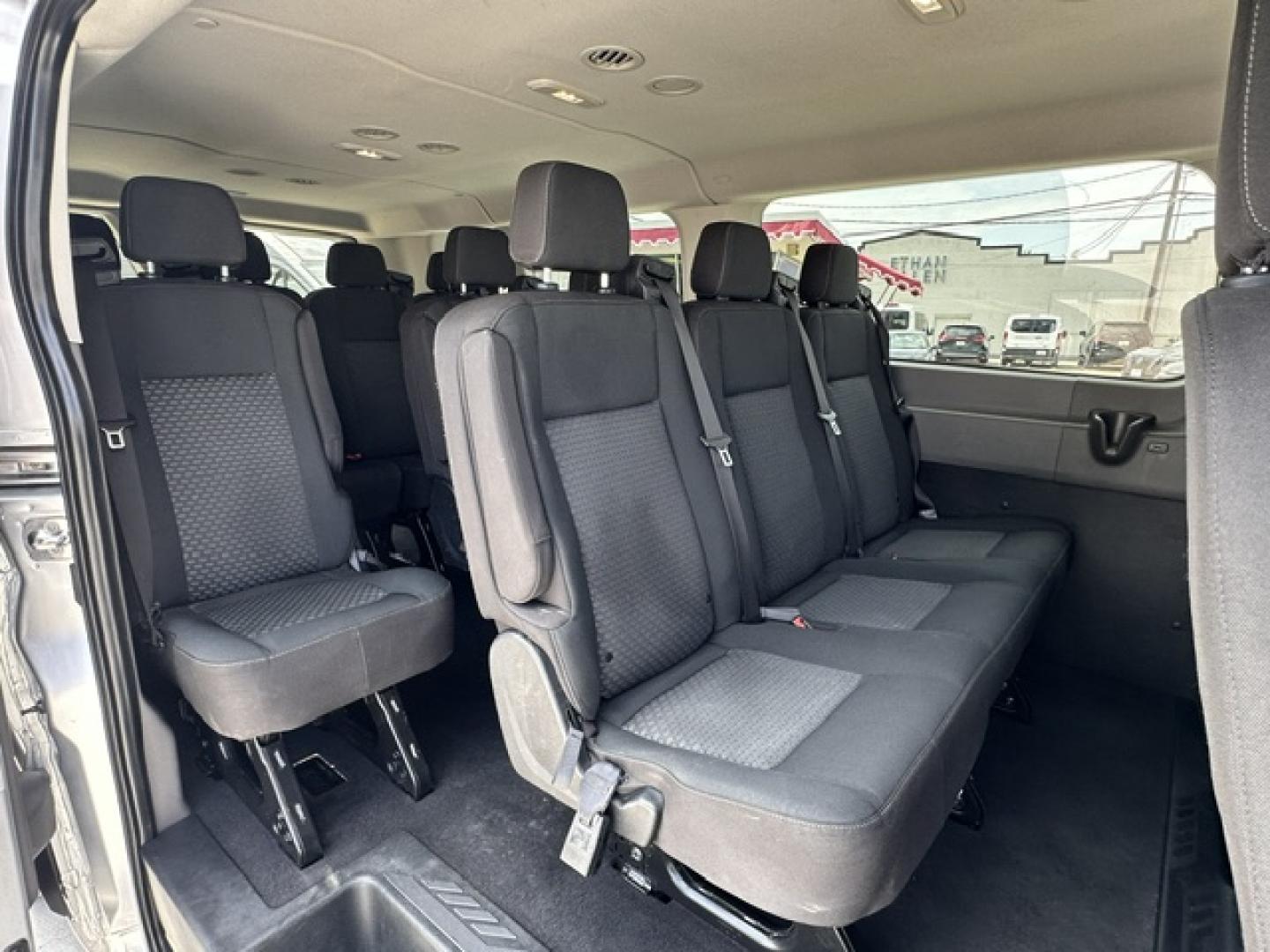 2023 SILVER /Gray Ford Transit 350 Wagon Low Roof XLT w/Sliding Pass. 148-in. WB (1FBAX9YG9PK) with an 3.5L V6 DOHC 24V engine, 6A transmission, located at 3200 1st Avenue North, Billings, MT, 59101, (406) 245-9055, 45.779270, -108.510742 - 1-Owner Off-Leased Passenger Van with Low Mileage. XLT Package, All Wheel Drive, Dual Overhead Cam Eco-Boost Engine, Privacy Glass, Cloth Interior, Front and Rear Heat and Air Conditioning, Extended 12 Passenger Seating and Regular Service Intervals. CarFax Dealer. Auto Brokers of Montana/AA&A Au- Photo#11