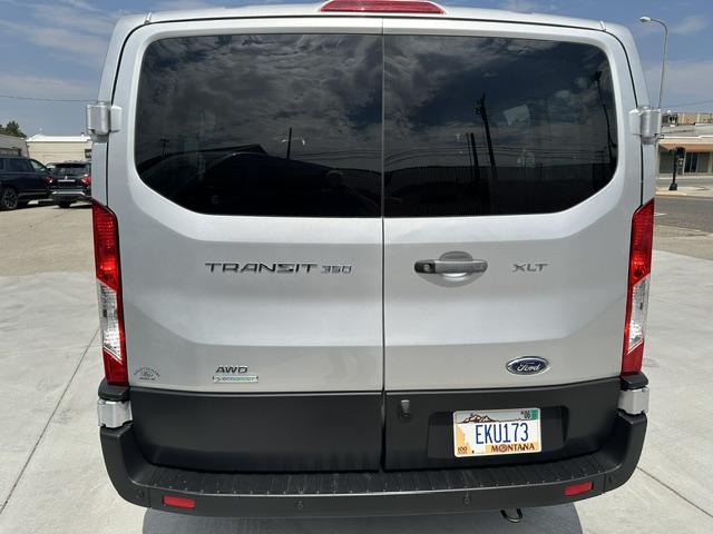 2023 SILVER /Gray Ford Transit 350 Wagon Low Roof XLT w/Sliding Pass. 148-in. WB (1FBAX9YG9PK) with an 3.5L V6 DOHC 24V engine, 6A transmission, located at 3200 1st Avenue North, Billings, MT, 59101, (406) 245-9055, 45.779270, -108.510742 - 1-Owner Off-Leased Passenger Van with Low Mileage. XLT Package, All Wheel Drive, Dual Overhead Cam Eco-Boost Engine, Privacy Glass, Cloth Interior, Front and Rear Heat and Air Conditioning, Extended 12 Passenger Seating and Regular Service Intervals. CarFax Dealer. Auto Brokers of Montana/AA&A Au- Photo#5