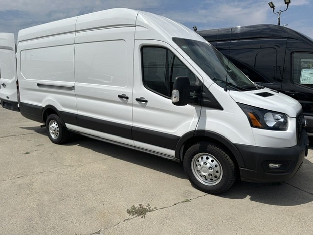 2023 White /Gray Ford Transit 350 Van High Roof w/Dual Sliding 148-in. WB EL (1FTBW3UG0PK) with an 3.5L V6 DOHC 24V engine, 6A transmission, located at 3200 1st Avenue North, Billings, MT, 59101, (406) 245-9055, 45.779270, -108.510742 - Super Hard to Find, High Roof, Extended Length, All Wheel Drive Cargo Van with Only 2,325 Miles! Power Windows, Power Door Locks, Extended Length Package, Dual Overhead Cam Eco-Boost Engine and Much More! CarFax Dealer Auto Brokers of Montana/AA&A Auto Rental/Fox Car Rental Billings- Photo#3