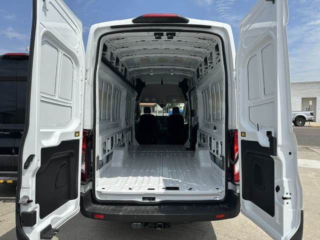 2023 White /Gray Ford Transit 350 Van High Roof w/Dual Sliding 148-in. WB EL (1FTBW3UG0PK) with an 3.5L V6 DOHC 24V engine, 6A transmission, located at 3200 1st Avenue North, Billings, MT, 59101, (406) 245-9055, 45.779270, -108.510742 - Super Hard to Find, High Roof, Extended Length, All Wheel Drive Cargo Van with Only 2,325 Miles! Power Windows, Power Door Locks, Extended Length Package, Dual Overhead Cam Eco-Boost Engine and Much More! CarFax Dealer Auto Brokers of Montana/AA&A Auto Rental/Fox Car Rental Billings- Photo#9