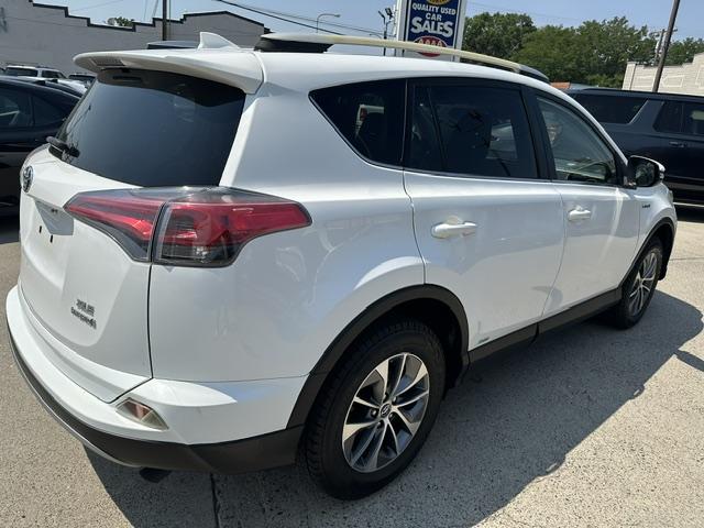 2017 White /Gray Cloth Toyota RAV4 Hybrid XLE (JTMRJREV1HD) with an 2.5L L4 DOHC 16V HYBRID engine, CVT transmission, located at 3200 1st Avenue North, Billings, MT, 59101, (406) 245-9055, 45.779270, -108.510742 - Fuel Saver SUV! Very Low Mileage, Hybrid Power Train, Automatic Transmission, Tilt Steering Column, Cruise Control, Power Moon Roof, Power Windows, Power Door Locks, XLE Package and Only 46,300 Miles! CarFax Dealer Auto Brokers of Montana/AA&A Auto Rental/Fox Car Rental Billings- Photo#4